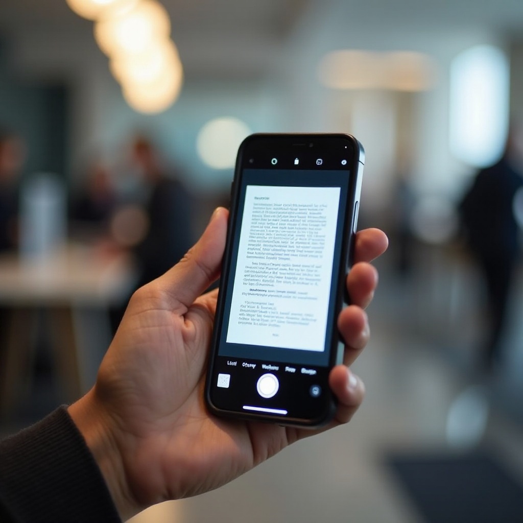 does iphone have a scanner feature