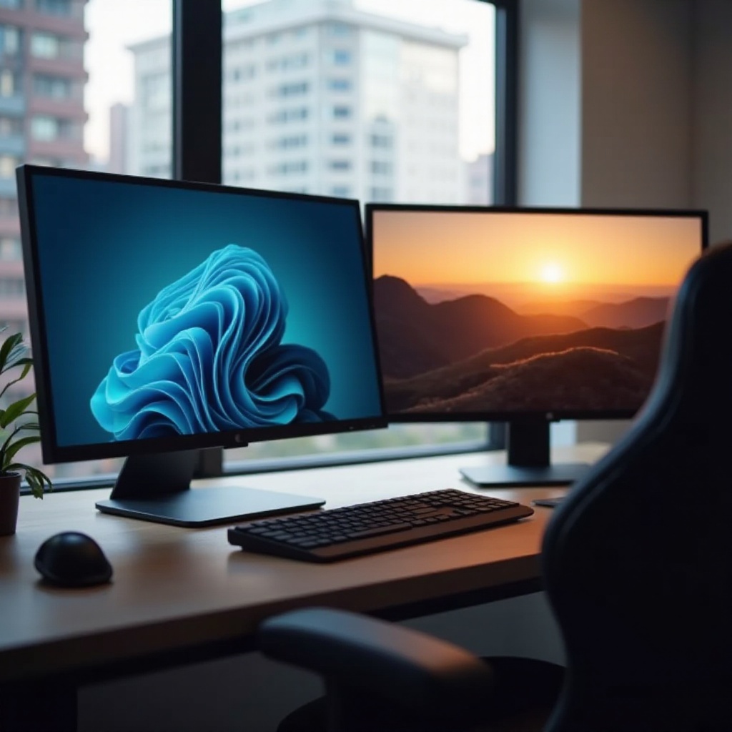 windows 11 how to have different wallpapers on each monitor