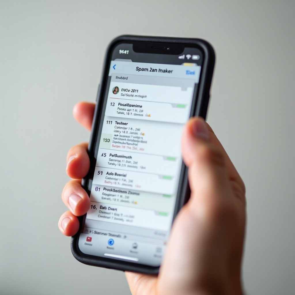 cannot delete spam calendar iphone