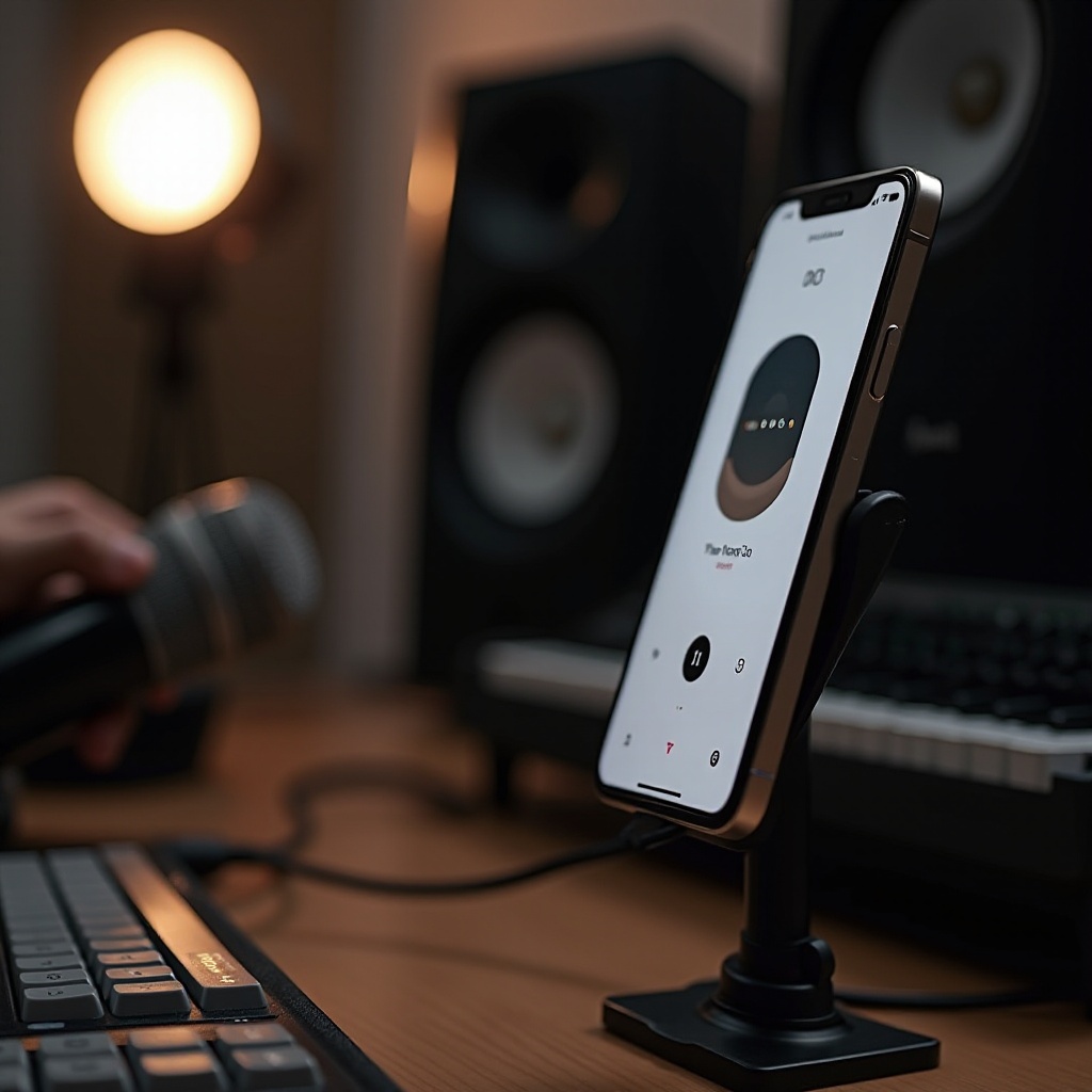 how to use phone as microphone